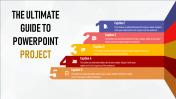powerpoint project template - multi color ribbon model