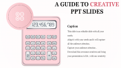 Creative PowerPoint Slides - Calculator Model Presentation
