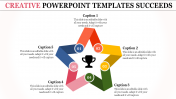 creative powerpoint templates - star model