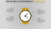 Attractive PowerPoint Stopwatch Slide Template Designs