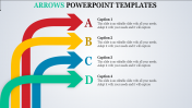 Awesome Arrows PowerPoint Templates Design-Four Node