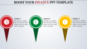 Creative Finance PPT Template Presentation-Three Node