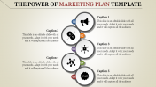 Attractive Marketing Plan Template Presentation-5 Node