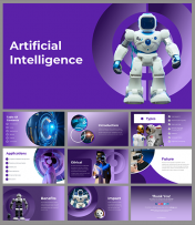 Artificial Intelligence PPT and Google Slides Template