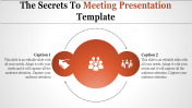 Attractive Meeting Presentation Template With Circles