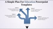 Editable Education PowerPoint Templates- Arrow Design