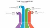 Split Arrow PowerPoint Templates and Google Slides