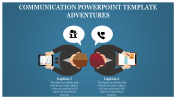 Customized Communication PowerPoint Template-Two Stages