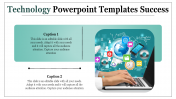 Elegant Technology PowerPoint Templates Designs-Two Node