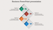 Amazing Business PowerPoint Presentation-Four Node