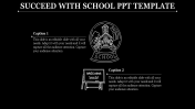 Elegant School PPT Template Presentations-Two Node