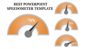 PowerPoint Speedometer Template With Four Node