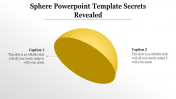 Elegant Sphere PowerPoint Template PPT Presentation
