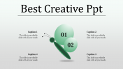 Creative PPT Template Presentation With Four Node