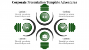 Five star Corporate presentation template PowerPoint