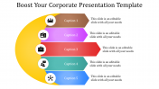 Felicitous Corporate presentation template PowerPoint