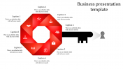 Innovative Business Presentation Template with Eight Nodes