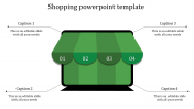 Magnificent Shopping PowerPoint Template with Four Nodes