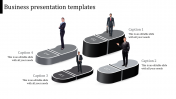 Amazing Business Presentation Templates on Steps Model