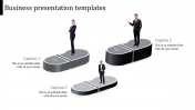 Amazing Business Presentation Templates with Three Nodes