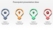 Imaginative PowerPoint Presentation Ideas with Four Nodes