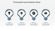 Innovative PowerPoint Presentation Ideas With Four Nodes