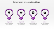 Amazing PowerPoint Presentation Ideas with Four Nodes