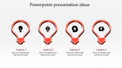 Magnificent PowerPoint Presentation Ideas with Four Nodes