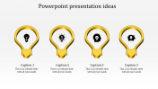 Magnificent PowerPoint Presentation Ideas with Four Nodes