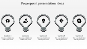 Magnificent Powerpoint Presentation Ideas with Five Nodes