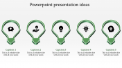 Imaginative Powerpoint Presentation Ideas with Five Nodes