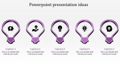 Fantastic PowerPoint Presentation Ideas with Five Nodes