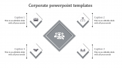A four noded corporate powerpoint templates