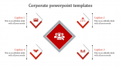 A four noded corporate powerpoint Presentation templates