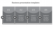 Amazing Business Presentation Templates With Four Nodes
