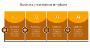Engaging Business Presentation Templates-Four Node