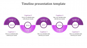 Awesome Timeline Presentation Template - Purple Model