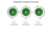 Effective Infographic Template PowerPoint In Green Color