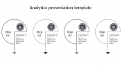 Best Analytics Presentation Template In Grey Color