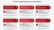 Elegant Project PowerPoint Presentation With Six Nodes