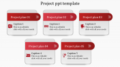 Best Project PPT Template Presentation Designs-Five Node