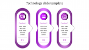 Amazing Technology PowerPoint Template In Purple Color
