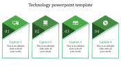Attractive Technology PowerPoint Template With Four Nodes