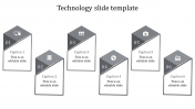 Use Technology Slide Template In Grey Color Design