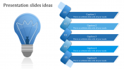 Creative Presentation Slides Ideas Template-Five Node