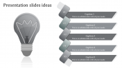 Bulb Model Presentation Slide Ideas Template Design