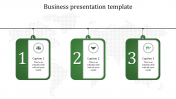 Innovative Business Presentation PowerPoint with Three Nodes