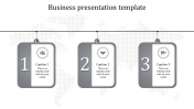 Inventive Business Presentation PowerPoint with Three Nodes