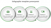 Innovative Infographic Template PowerPoint with Four Nodes