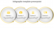 Fantastic Infographic Template PowerPoint with Four Nodes